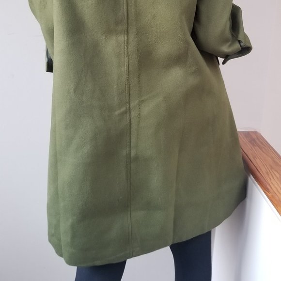 Khaki Green Coat - Picture 3 of 9